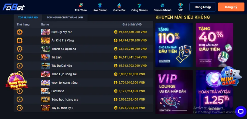 Cập nhật game Slot mới tại 77king88 casino